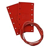 みきかじや村 剪定用本革グリップカバー 8・7インチ用 レッド TS059