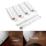 調節可能 ダンパーバッファー ソフトクローザー ドア・キャビネット・引き出し・扉 用 2色（ホワイト、グレー） 5本入り