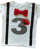 3rd BirthdayシャツBoys Elmo Tee