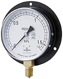 山本計器製造 (株) 普通形圧力計B形 ツバ付圧力計 100×4.0MPA×G3/8