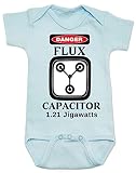 Vulgarベビーボディスーツ、Flux Capacitor Back To The Future カラー: ブルー