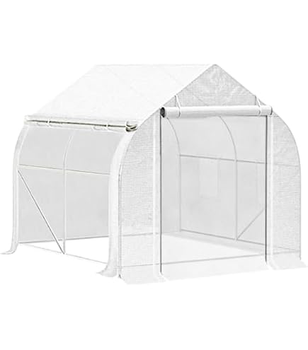Amazon.co.jp: 温室 保温 温室棚 収納庫 幅190CM*奥行190CM*高195CM