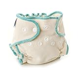 Bumkins Fitted Diapers, Natural, Small by Bumkins