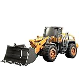 Toysmith エンジニアリングおもちゃの車エンジニアリング車両プレイセットポータブル教育玩具ダイキャストモデル車両エンジニアリングトラックのおもちゃ子供幼児, ブルドーザー