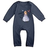 gdlov Sofia the First 8赤ちゃんの男の子女の子キッズ長袖CreeperロンパースボディスーツOnesiesジャンプスーツサイズUSホワイト カラー: ブルー