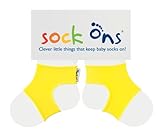 Sock Ons Socks - 6-12 Months, Lemon by Sock Ons