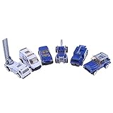 Domybest 子供の教育玩具 おもちゃの車 6×1:64合金モデルカー エンジニアリング車両 シミュレーションデザイン グライド機能 シックなモデリング 3歳以上