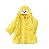 [ミキハウス] MIKIHOUSE 【ミキハウス(ベビー)】 くまちゃんスマイル ベビーバスローブ 40-3806-562 黄