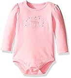 Gymboree Baby Girls' Shine Bodysuit Pink Cadillac 6-12 [並行輸入品]