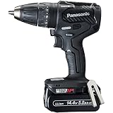 パナソニック(Panasonic) 充電振動機能付 ドリルドライバー 14.4V 5.0Ah電池パック×2個/充電器/大収納ケース付 デュアル(14.4V/18V) スマートBL タップモード EZ79A3LJ2F-B ブラック