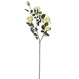 MAGIQ 東京堂 上質な 造花 ルナアレクサンダーローズ LEMON FM008516-104