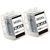 BC-365XL (BKブラック)2本セット キヤノン 用詰め替え互換インクカートリッジ365 インク BC-365XL 大容量 補充用 対応機種: PIXUS TS3530