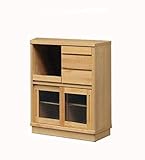 大川家具 関家具 ハイカウンター ハッピー 80cm幅 ナチュラル 162271