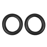 2個6インチ/ 156mmブラックスピーカーラバーフォームエッジサラウンドリングスピーカー修理またはDIY用修理キット、穴あきラバースピーカーサラウンドエッジ