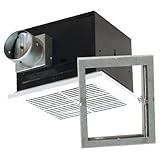 Air King FRAK90 Energy Star Qualified Fire-Rated Quiet Exhaust Bath Fan with 90-CFM and 1.5-Sones, W