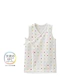 [ミキハウス] MIKIHOUSE 【ミキハウス(ベビー)】 ピュアベール天使のはぐ　水玉模様の天竺ノースリーブ短肌着 （50cm・60cm） 40-2153-951 ピンク 50cm