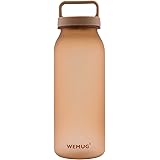 WEMUG ウォーターボトル 620ml 水筒 (超軽量・シリコンなしで高密閉) スポーツボトル Handled サンド