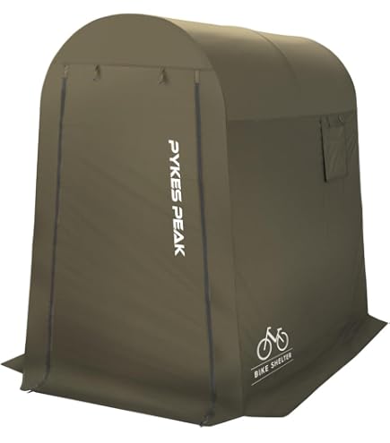Amazon.co.jp: サンカ サイクルハウス 小 (自転車2台用) PE (耐久年数