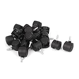 uxcell　キャスター グリップリングステムキャスターホイール　　M6 x 15mm 　20個入り