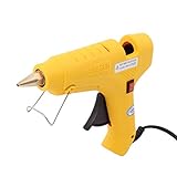 uxcell　ホットメルト接着剤銃　グルーガン　電気ホットメルト　トリガ　高温溶融接着ガンキット　美術工芸　AC110-240V 100W　イェロー