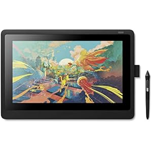 【Amazon.co.jp限定】ワコム 液タブ 液晶ペンタブレット Wacom Cintiq 16 FHD ブラック オリジナルカスタムブラシセット DTK1660K1D