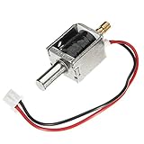 Sorliva 12V DC 0.43Aミニ電動ボルトロックプッシュプルシリンダーソレノイドロック5ミリメートルストローク