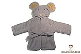 BourgeoisBebe Mouse Hooded Woven Organic Terry Cotton Baby Towel - Luxuriously Soft - Designer Quali
