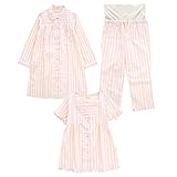 (犬印)INUJIRUSHI fairy 2トップアンサンブル 腹巻付パジャマ (授乳口付き) 3ピース 出産･入院準備(PI-ピン