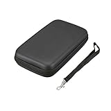 BLUEHOOSYOO New3DSLL カバー 任天堂 Newニンテンドー3DS LL対応 New Nintendo 3DS LL 収納バッグ (NEWEVA素材) 収納ケース 任天堂ビデオゲームコンソールのストレージケース(Black)