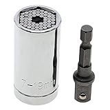 2個/セット　パワードリルアダプタハンドツール　ゲイターグリップユニバーサルソケットレンチ