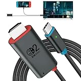 AltaMoment Switch 2 ドック【2026新登場 Switch 2「22.0.0」対応】 テレビ出力 HDMI Type-C スイッチ2 ドック HDMI 4K60Hz映像出力/PD100W充電/直接にTV出力 USB-C to HDMIケーブルアダプタ Switch/Switch2/Switch OLED/Steam Deck/ROG Ally/ノートPC/スマホなどに対応 2M