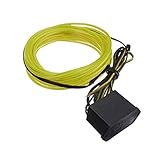 ELワイヤー，SODIAL(R) 2メートル ELケーブルDC 12Vフレキシブルネオンライト（クリスマスパーティー用）パーティーハロウィンコスチュームディスプレイ（蛍光グリーン）