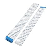 uxcell 柔軟フラットケーブル　データケーブル　ホワイト　Bタイプ　20個入 24ピン