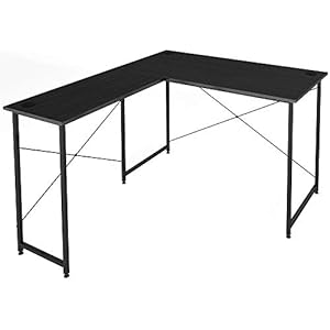 オーエスジェイ(OSJ) パソコンデスク コーナーデスク L型 ホールカバー付き 足元フリー設計