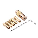 Homyl ABS板　掘削用　電気　回転ツール　切削　105Pcs研削ロータリーセット+ 7Pcs 0.5-3ミリメートルコレットツイストドリルチャックセット