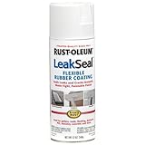 Rust-Oleum 267970 12-Ounce Leak Seal Flexible Rubber Sealant, White [並行輸入品]