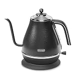 デロンギ(DeLonghi) 電気ケトル グレー 1.0L アイコナ カフェ KBOE1220J-GY デロンギ(DeLonghi) 電気ケトル グレー 1.0L アイコナ カフェ KBOE1220J-GY
