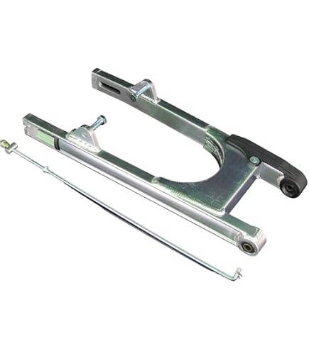 Amazon | 5cmロングアルミスイングアーム＆280mmリアショック メッキ