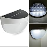 24 LED 　ソーラーパワード　センサーモーションライト　防水ガーデン装飾ライト　屋外フェンスパスウェイ用