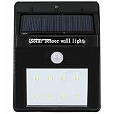 MIRAIS 人感 センサー ソーラー ライト LED 8灯 屋外 太陽光 充電 スポット イルミネーション 足下 庭園 エクステリア ガーデン MR-SL-810-C