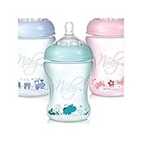 Nuby ヌービー NATURAL TOUCH　ナチュラルタッチ ナチュラルボトル 哺乳瓶 0ヶ月～ ソフトフレックス 【68013】 (かば)