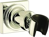 Delta Faucet U4010-PN-PK Universal Showering Components Square Wall Mount Bracket, Polished Nickel [