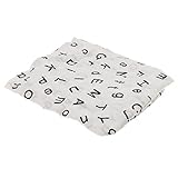 ノーブランド品 　2PCS　モスリン　綿　毛布　新生児　ブランケット　バスタオル　ラップ　敷物　毛布　おくるみ　ソフト　5パタン選べる - ＃4