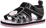 Gerber ユニセックス・キッズ black flower eva sandal - K カラー: ブラック