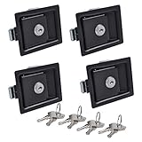 F Fityle ステンレス製　パドルロック　ラッチ　ヨット/RV用　ツールボックスドア　耐久性　キー付き　安全　高級