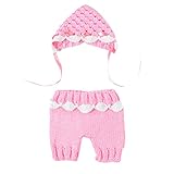 Zhhlinyuan Fashion Newborn Baby Boy Girl Crochet Knit Costume Photo Photography Prop Outfit 2231