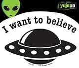 I Want To Believe Celestial, Officially Licensed Original Artwork, 3.4" x 5" - Sticker DECAL