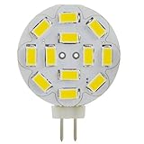 Reelco 4-Pack 4W G4 LED Bulbs, 40W Halogen Bulbs Equivalent, 12V AC/DC, 320lm, 120° Beam Angle, Warm