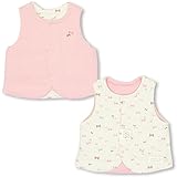 ベビードール MY FIRST リバーシブルベスト 新生児 男の子 F(50-60) ソフトピンク