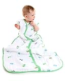 Kids Muslin Summer Sleep Sack Wearable Blanket 0.5 Tog Cars 3-6 years XL by Schlummersack